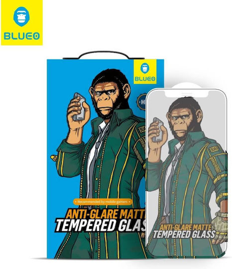 Mr Monkey 5D Matte Tempered Glass Black (iPhone 16 Pro)