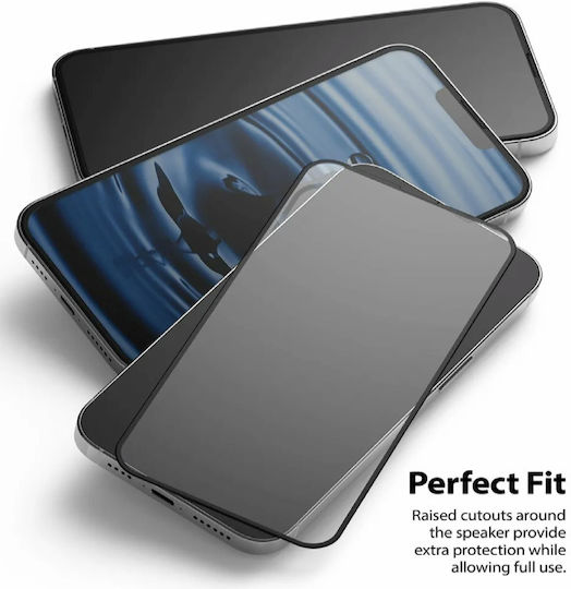 OG Vollkleber Vollflächig gehärtetes Glas Schwarz (Realme GT Master Edition)