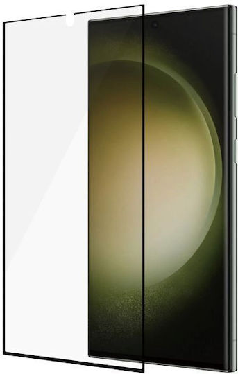 Nuon 3D Full Face Tempered Glass Μαύρο (Galaxy S23 Ultra)