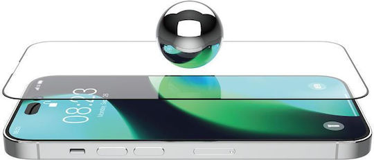 Devia Van Series 3D Full Face Tempered Glass Μαύρο (iPhone 14 Plus)
