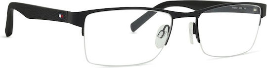 Tommy Hilfiger Th Ανδρικός Μεταλλικός Σκελετός Γυαλιών Μαύρος TH2047 003