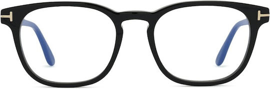 Tom Ford Plastic Eyeglass Frame Black FT5868-B/001