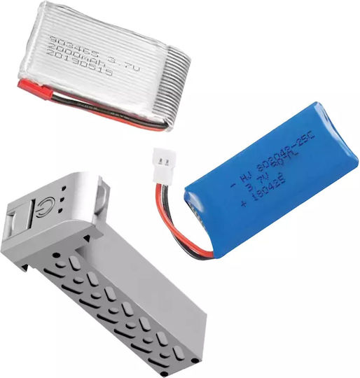 Li-Po Battery 3.7V 1S for RC Vehicle 2 Pieces