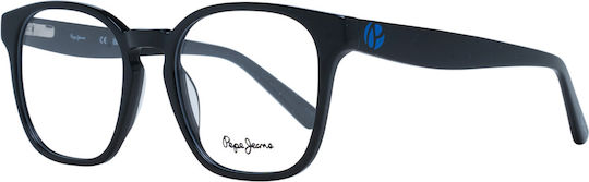 Pepe Jeans Men's Acetate Prescription Eyeglass Frame Black PJ3514-001