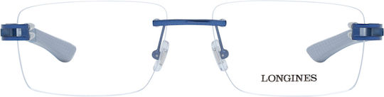Longines Metal Eyeglass Frame Navy Blue LG5006-H 090