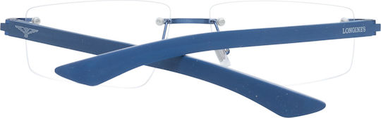 Longines Metal Eyeglass Frame Navy Blue LG5007-H 090