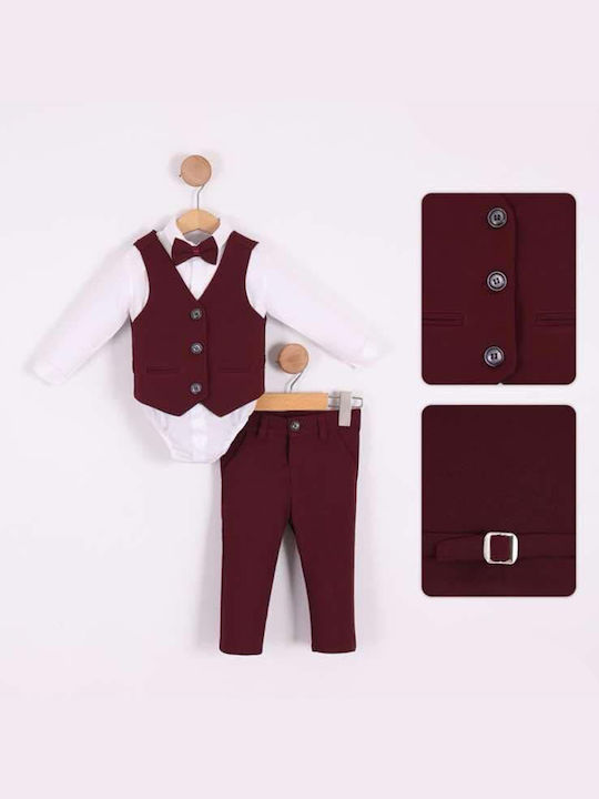 Extan Bebe Kids Suit Winter burgundy