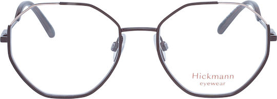 Ana Hickmann Women's Metal Prescription Eyeglass Frame Silver HI1173 01A