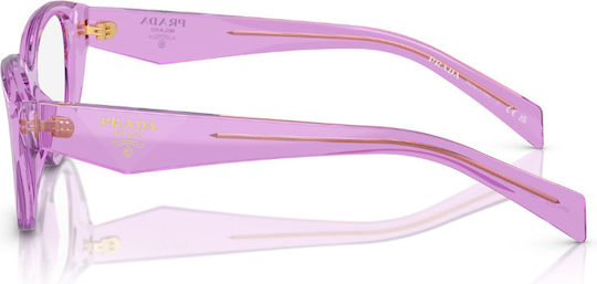 Prada Damen Acetat Schmetterling Lila PR21ZV 13R1O1