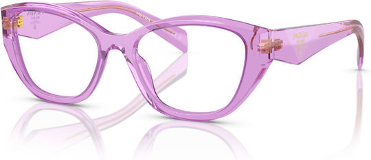 Prada Damen Acetat Schmetterling Lila PR21ZV 13R1O1