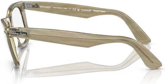 Ray Ban Wayfarer Дамски Ацетатен Скелет Сив RB2140 1387GG