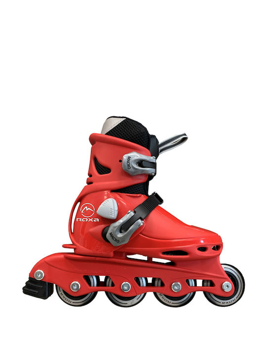 Roxa Beetle Kids Adjustable Inline Rollers Red