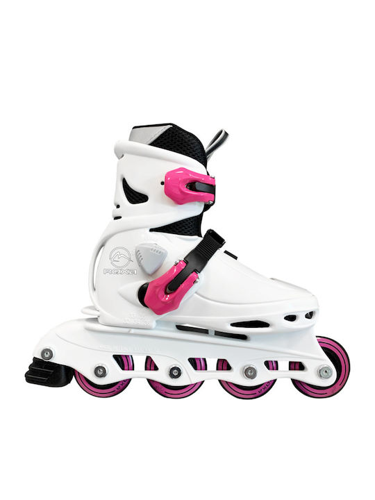 Roxa Beetle Kids Adjustable Inline Rollers White