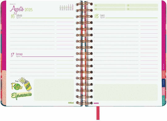 Finocam Daily Agendas 2025 15.5x21.7cm