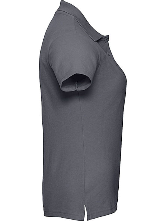 Russell Europe Γυναικείο Διαφημιστικό T-shirt Κοντομάνικο Convoy Grey