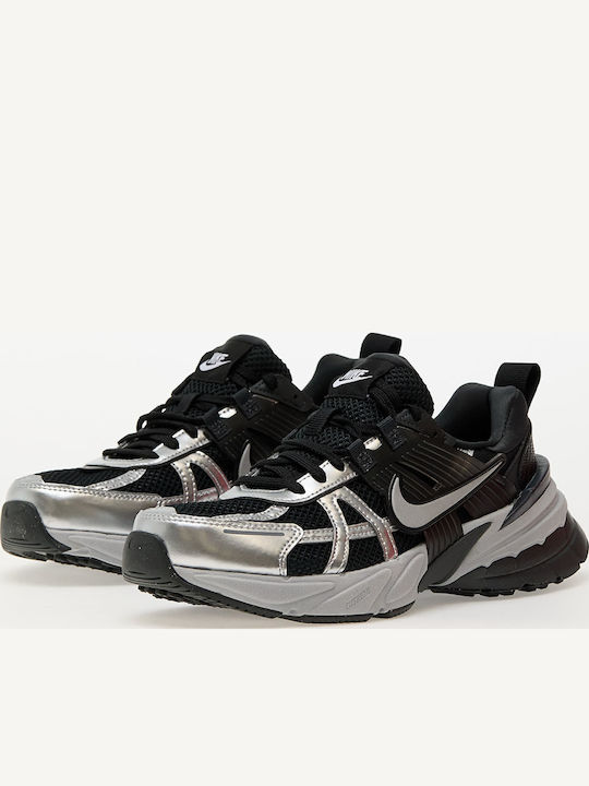 Nike V2k Run Adidași Pentru Femei Negri / Argintiu Metalizat