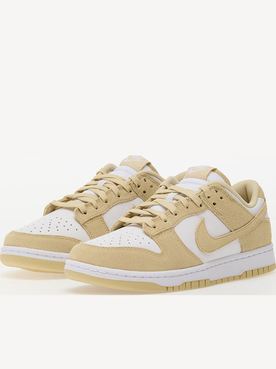 Dunk Low Retro Männliche Sneakers Weiß / Tm Gold-Weiß