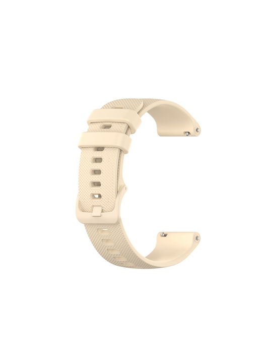 Honor Magic Watch 2 46mm Καρό Λουράκι Σιλικόνης 22mm Μπεζ