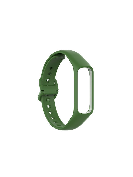 Samsung Galaxy Fit 2 Silicone Watch Band Dark Green