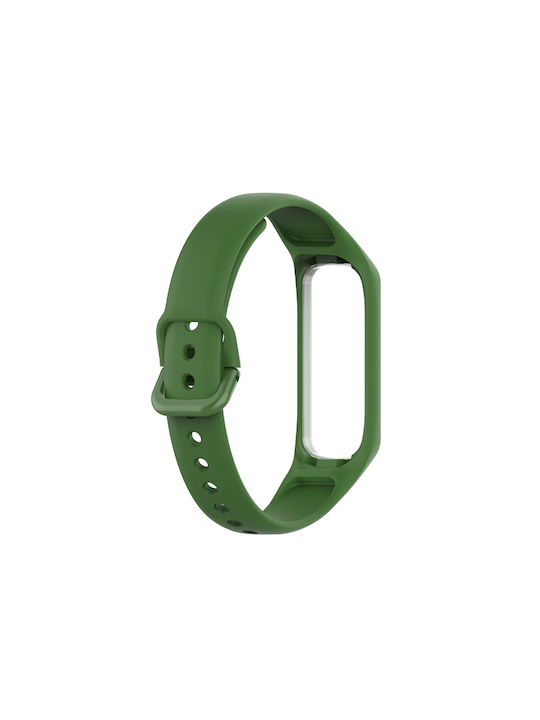 Samsung Galaxy Fit 2 Silicone Watch Band Dark Green