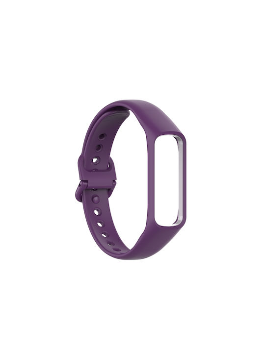 Samsung Galaxy Fit 2 Silicone Watch Band Μωβ