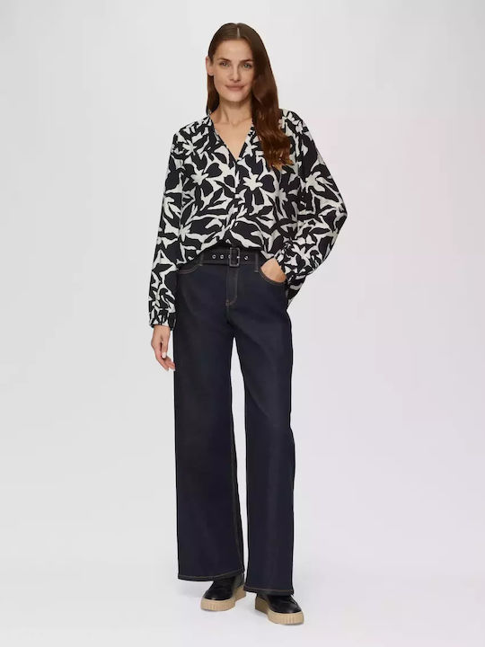 s.Oliver Blouse Navy Blue 2154118-59A0