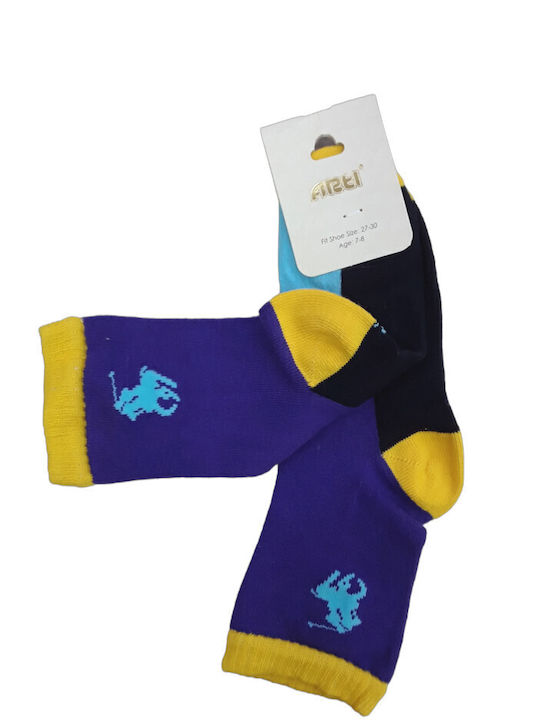 Dikissizdir Kids' Socks Purple