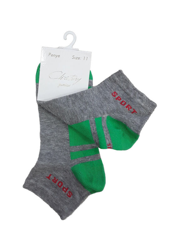 Dikissizdir Kinder Söckchen Grey Green