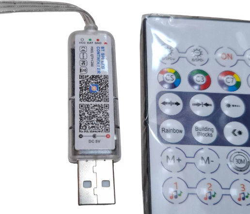Smarte LED-Lichterkette 5 m RGB USB Smarte LED-Lichterkette 5 m RGB USB