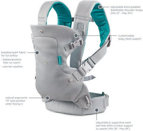 Infantino Classic Carrier Flip Light & Airy