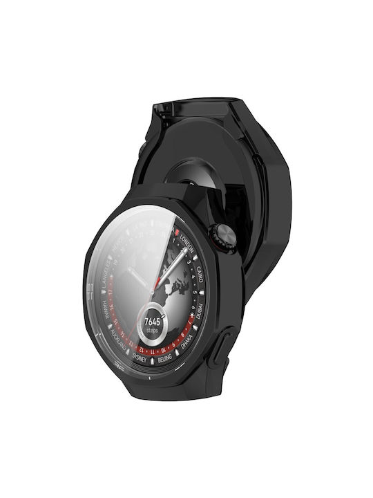 Protector ecran 2-în-1 pentru Huawei Watch GT 5 Pro 46mm Negru
