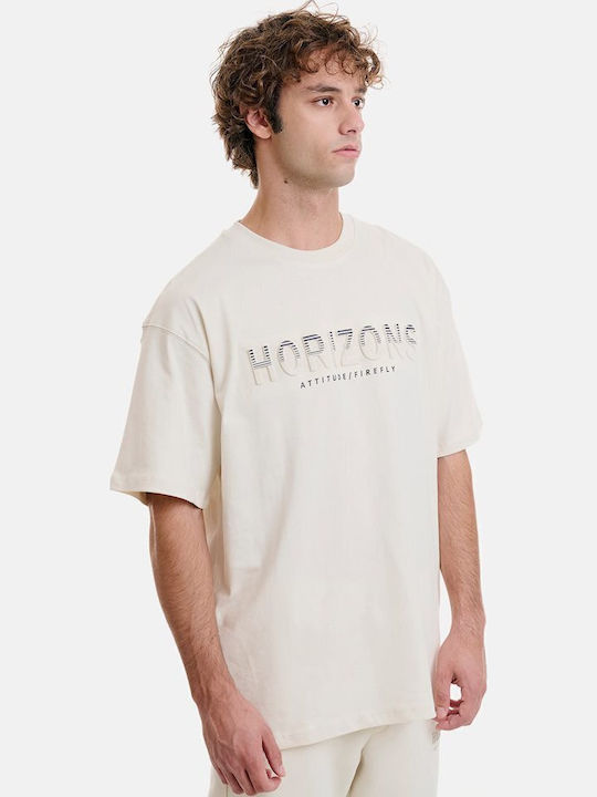 T-shirt Εκρού