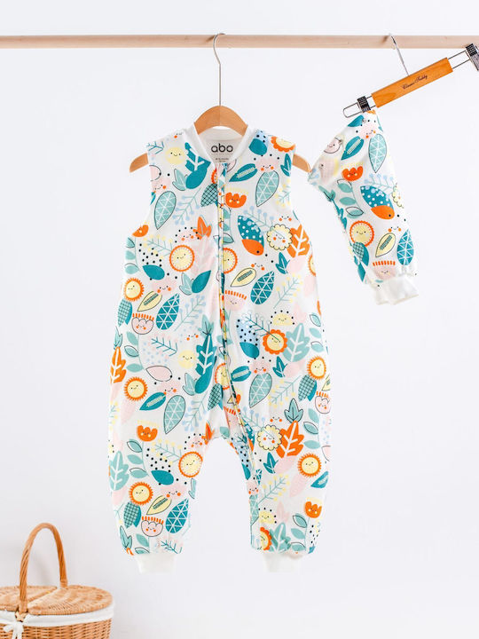 abo Winter Sleeping Bag with Feet 2.5 Tog Flowers