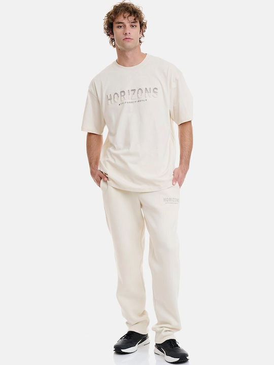 T-shirt Εκρού