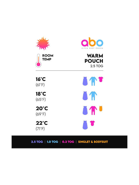 abo Winter Sleeping Bag with Feet 2.5 Tog Lemons