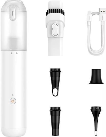 Baseus A3 Lite Car Handheld Vacuum Dry Vacuuming with Power 100W Rechargeable 12V White