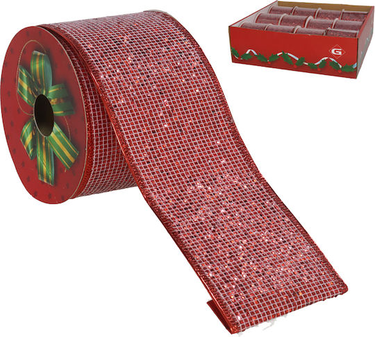 Gerimport Christmas Ribbon Red
