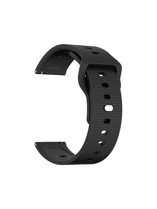 Каишка Kalebol 20 мм за Huawei Watch GT 3 42 мм GT 3 Pro 43 мм вълнообразен дизайн черна 2100179330498