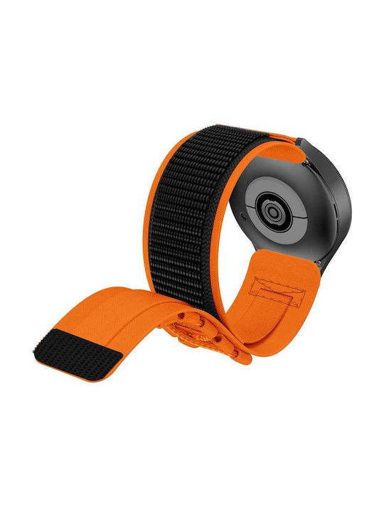 Λουράκι Universal 22mm Samsung Galaxy Watch3 45mm Galaxy Watch 46mm Huawei Watch Ultimate Design Nylon Orange 2100107300507
