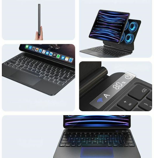 Usams Protective Case Keyboard Ipad Pro 11" Black Miaoke Series Ipp109mg01 Us-bh875