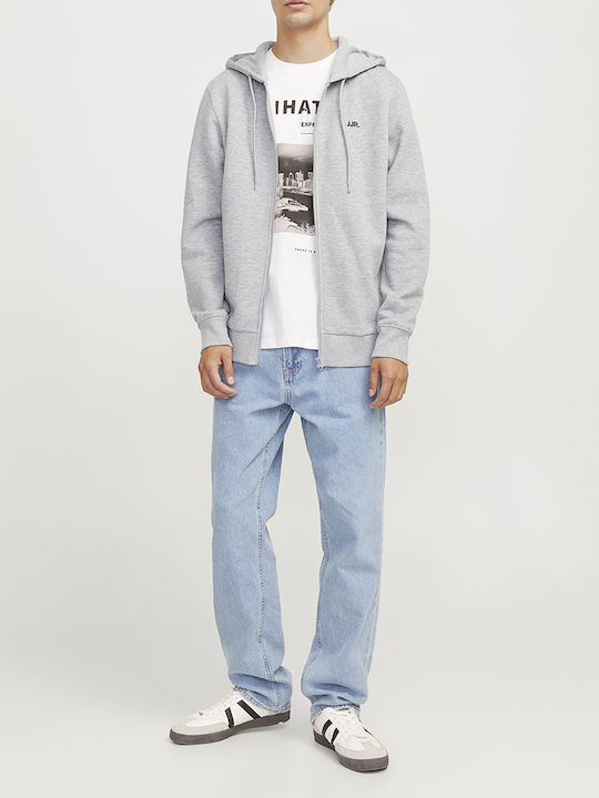 Herren Sweatshirt mit Kapuze Hellgrau Meliert Gray 12266382-Hellgrau Meliert