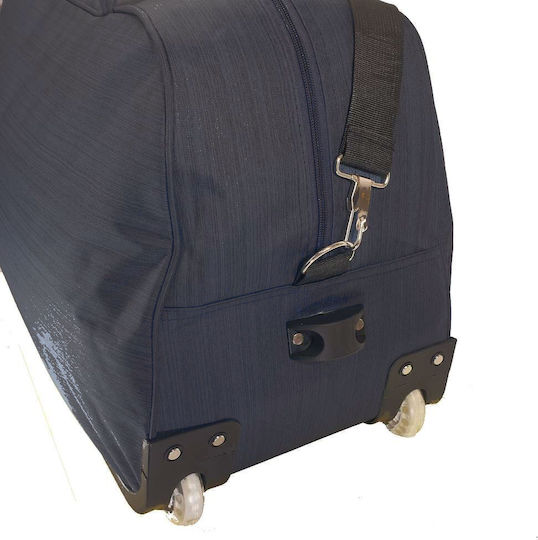 Bartuggi Reisetasche 72.8Es Schwarz mit Rädern Stoff L65xB31.4xH31.4cm