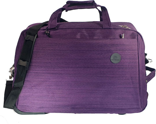 Bartuggi Sack Voyage 80.8lt Purple with Wheels Fabric L65xW33xH33cm