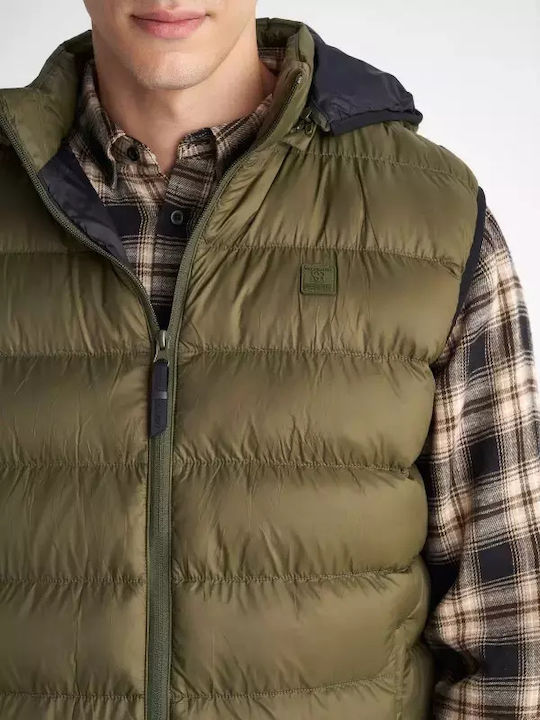 Taylor Sleeveless Jacket Puffer Olive