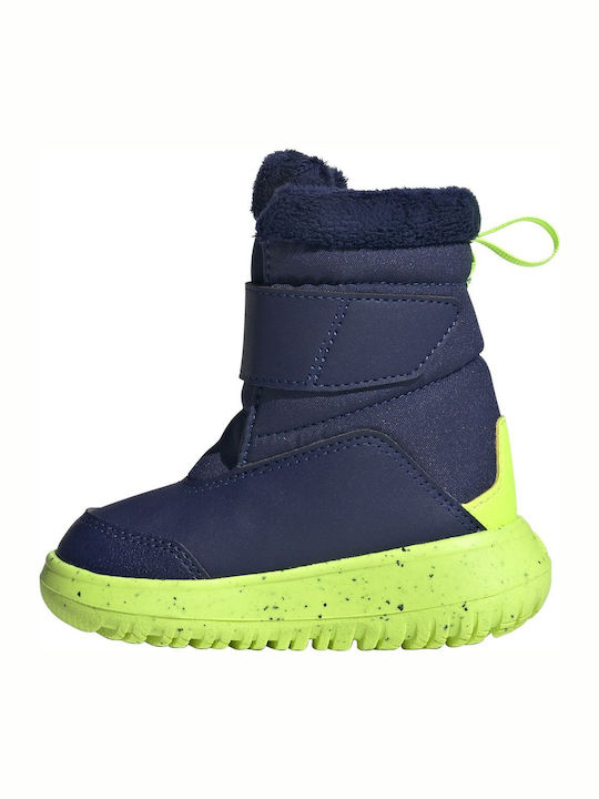 Winterplay Kinderstiefeletten mit Klettverschluss Marineblau