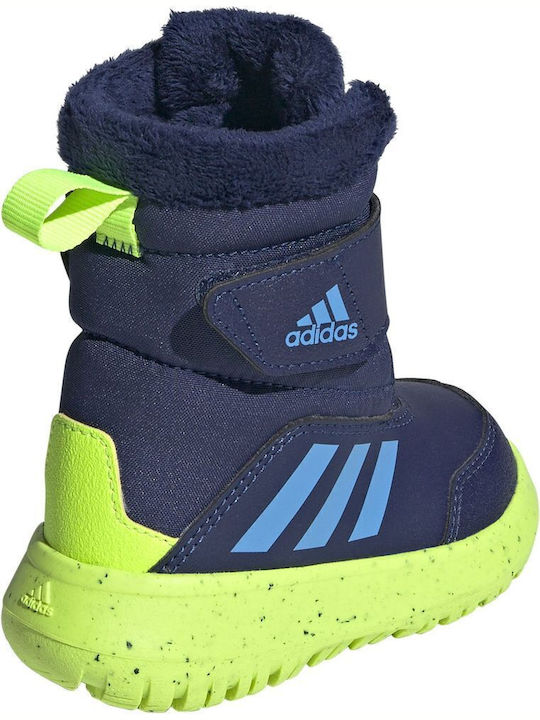 Winterplay Kinderstiefeletten mit Klettverschluss Marineblau