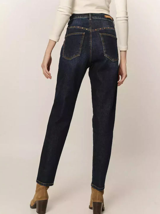 Ψηλόμεσο Γυναικείο Jean Παντελόνι D.K Blue Denim