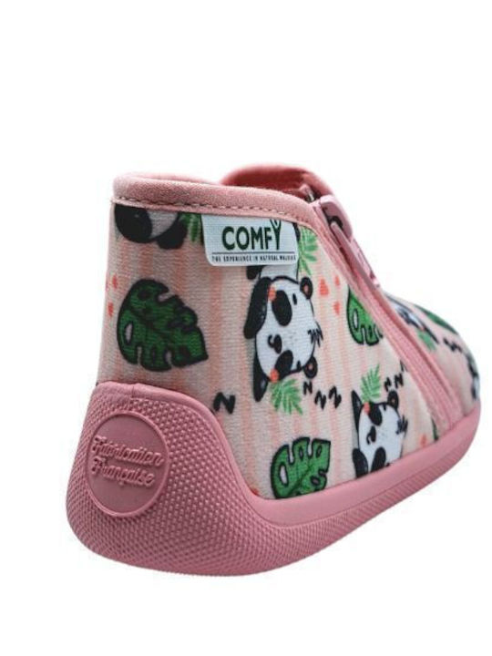 Comfy Anatomic Kids Slippers Pink Graff