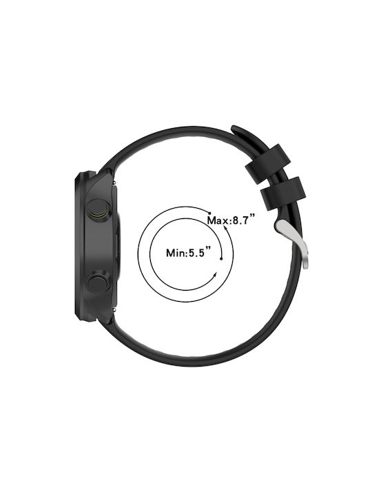 Strap Silicone Black (Garmin Forerunner 158, Garmin Forerunner 55)