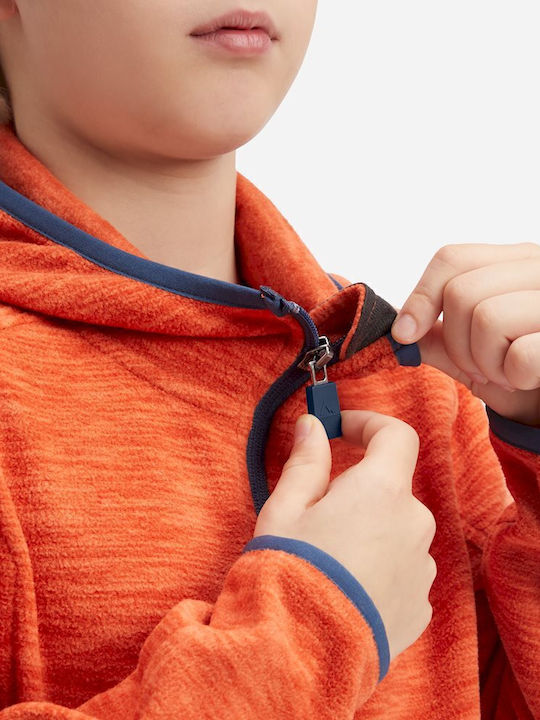 Kids Cardigan Fleece Orange Choco
